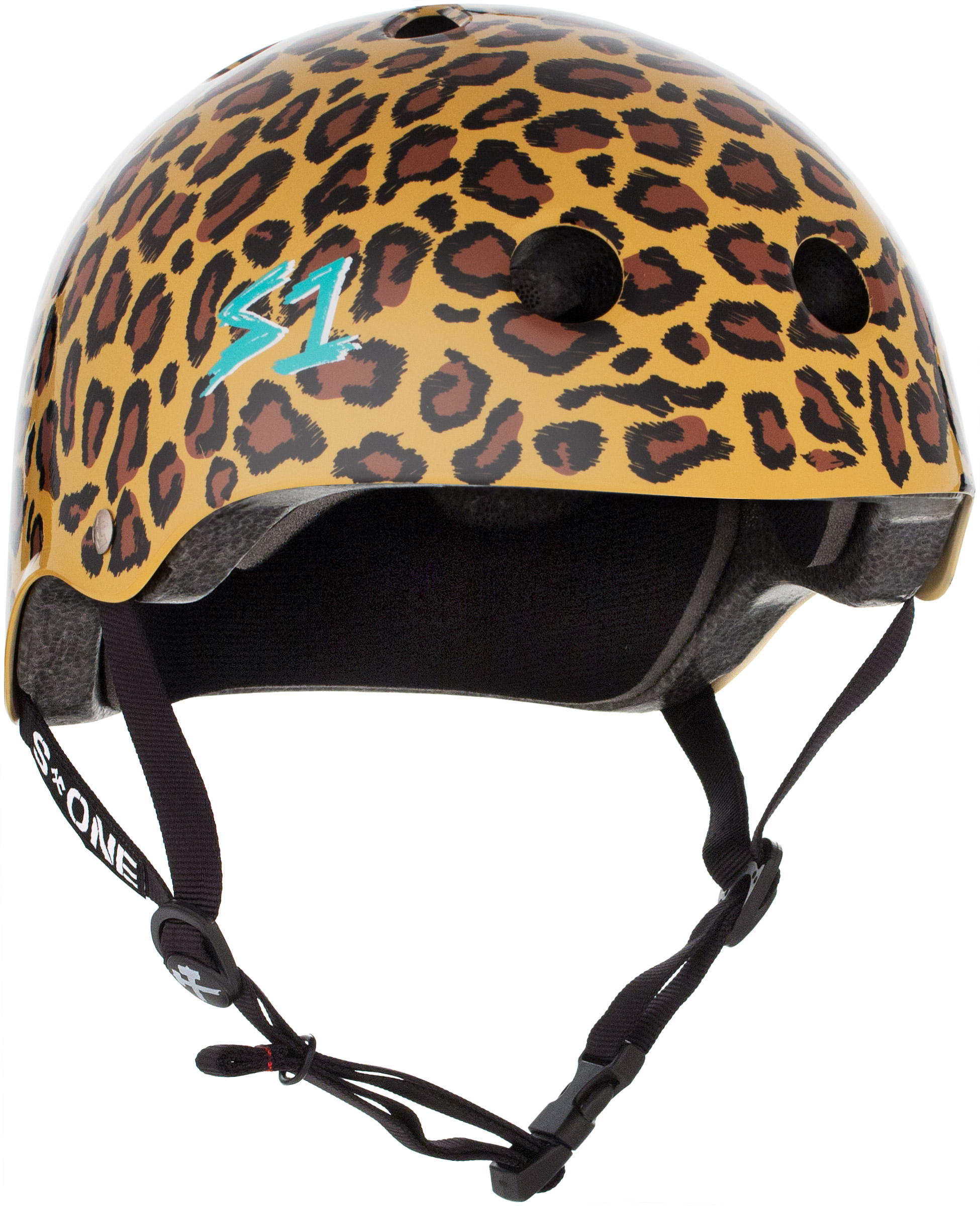 leopard bike helmet