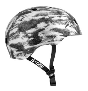 S1 Lifer Helmet - Black White Glitter - Bomba Hache Collab - Image 3